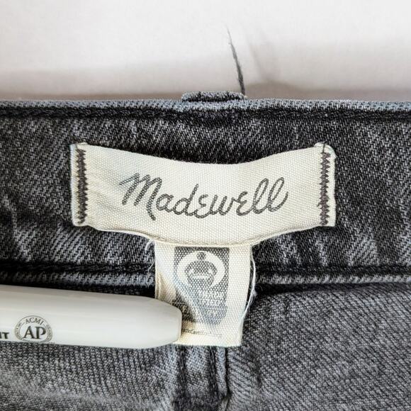 Madewell Perfect Vintage Jean 27T Tall High Rise Taper Gray Lunar Wash Mom Denim - Picture 3 of 12